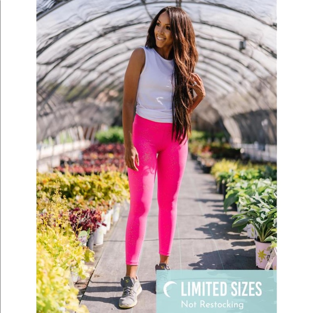 💕Hot Pink 💕 Stay Gold Light n Tights